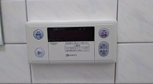 神奈川県川崎市T様　交換工事前　浴室リモコン　RC-6301S